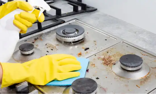 Stove cleaning